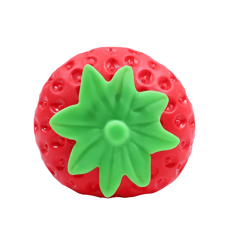 Realistic Strawberry Squishy Squeeze Toy, Fake Fruit Stress Relief Fidget Toy