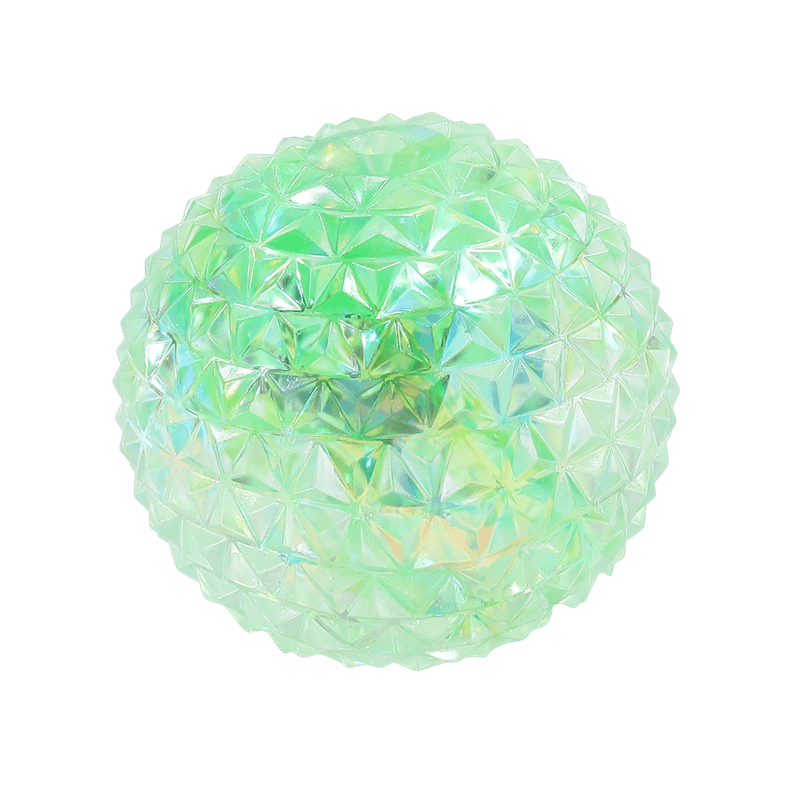 Sparkle Bead Squeeze Ball, Faceted Crystal Stress Toy, Slow Rise Desk Fidget