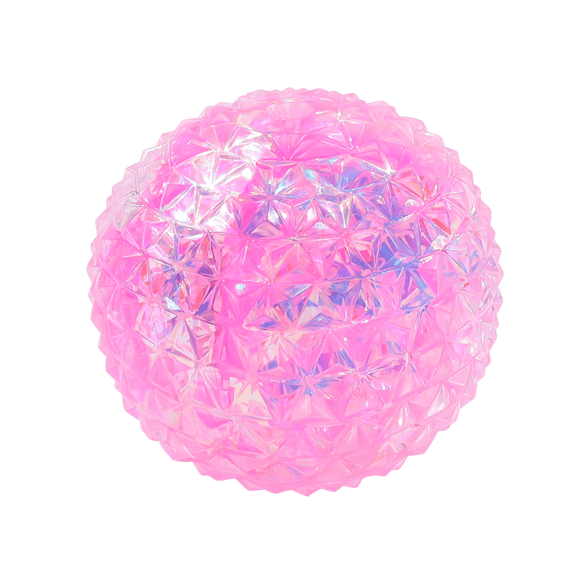 Sparkle Bead Squeeze Ball, Faceted Crystal Stress Toy, Slow Rise Desk Fidget