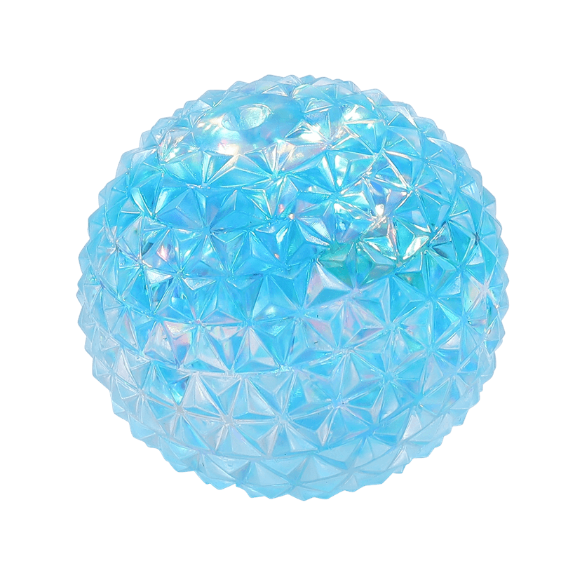 Sparkle Bead Squeeze Ball, Faceted Crystal Stress Toy, Slow Rise Desk Fidget
