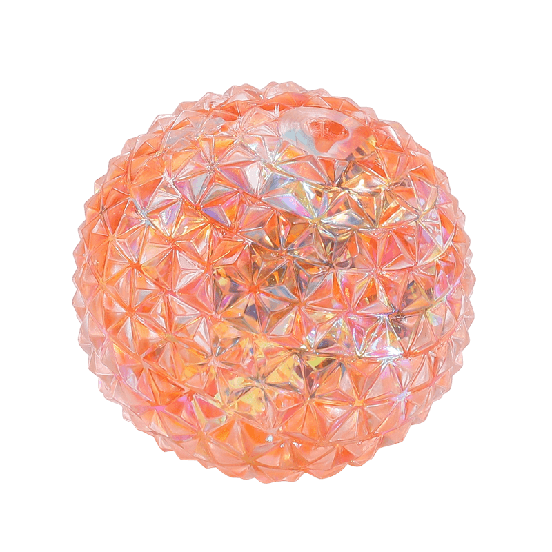 Sparkle Bead Squeeze Ball, Faceted Crystal Stress Toy, Slow Rise Desk Fidget