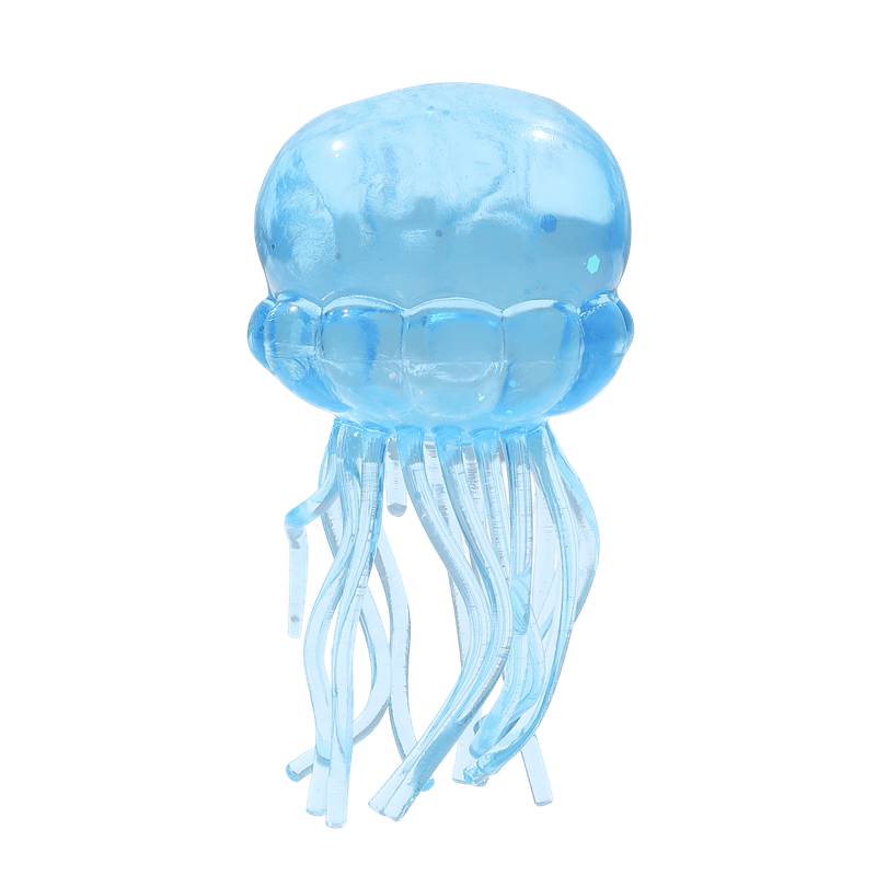 Jellyfish Squishy Toy, Slow Rising Squeezy Stress Reliever, Translucent Dome Sensory Fidget