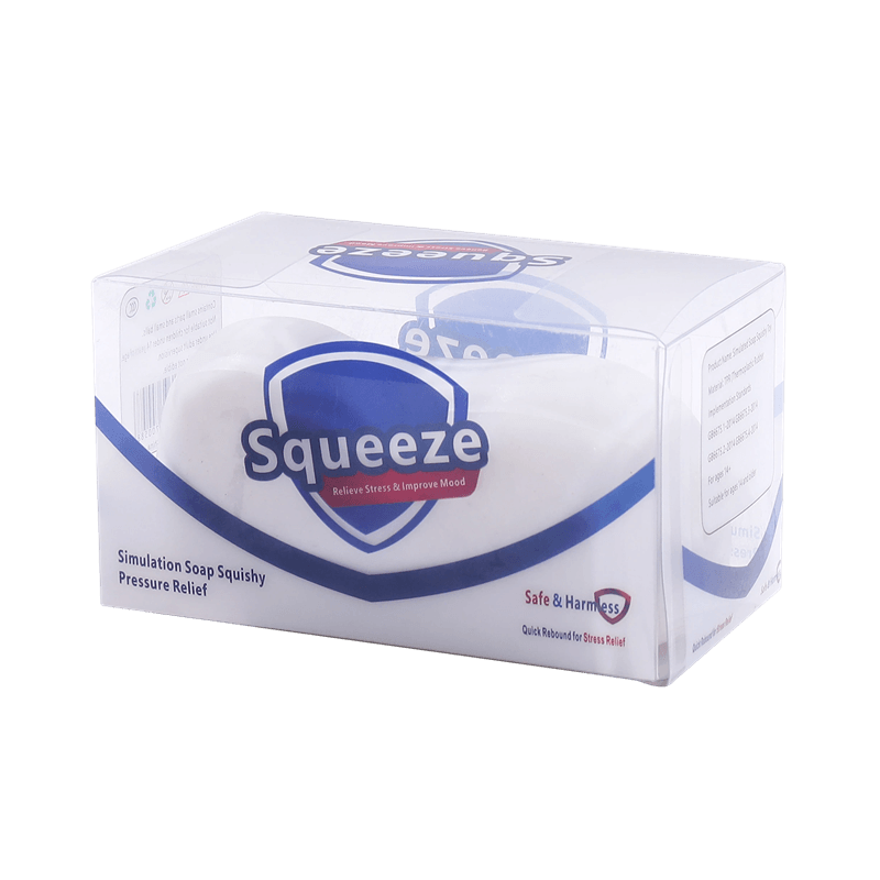 Round Soap Bar Squeeze Toy, Slow Rise Stress Reliever, Smooth Touch Desk Fidget