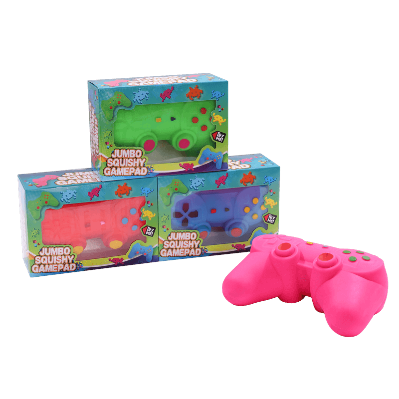 Game Controller Squishy Toy, Slow Rising Squeezy Stress Reliever, Gamer Sensory Fidget