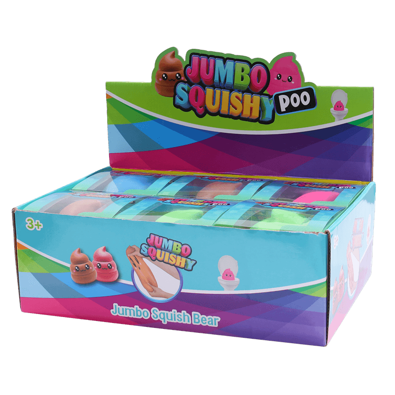 Poop Emoji Squishy Toy, Slow Rising Squeeze Stress Reliever, Kawaii Sensory Fidget