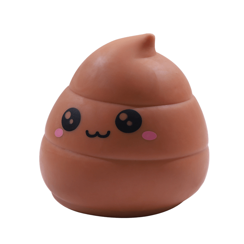 Poop Emoji Squishy Toy, Slow Rising Squeeze Stress Reliever, Kawaii Sensory Fidget