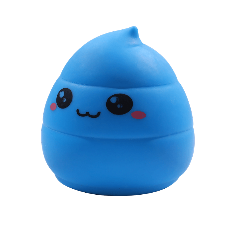Poop Emoji Squishy Toy, Slow Rising Squeeze Stress Reliever, Kawaii Sensory Fidget