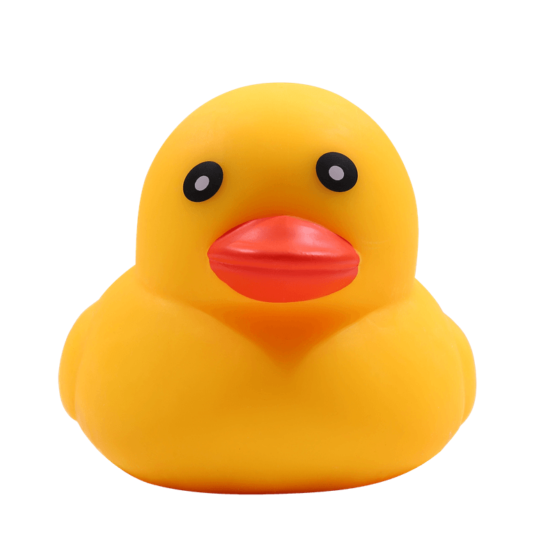 Rubber Duck Squishy Toy, Slow Rising Squeezy Stress Reliever, Classic Yellow Sensory Fidget