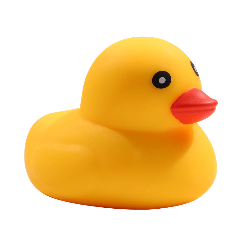 Rubber Duck Squishy Toy, Slow Rising Squeezy Stress Reliever, Classic Yellow Sensory Fidget
