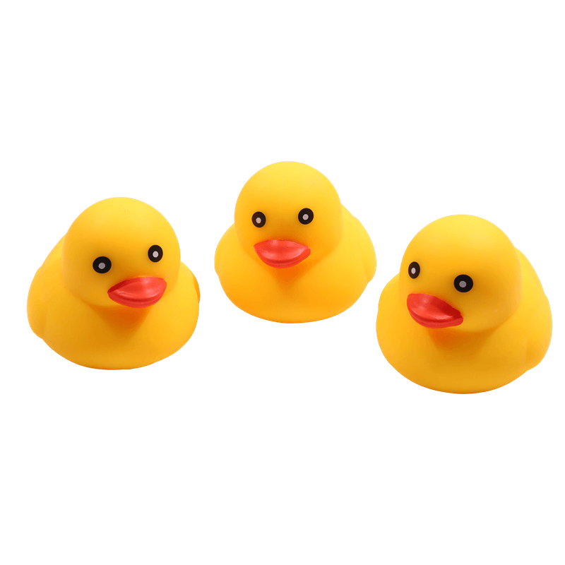 Rubber Duck Squishy Toy, Slow Rising Squeezy Stress Reliever, Classic Yellow Sensory Fidget
