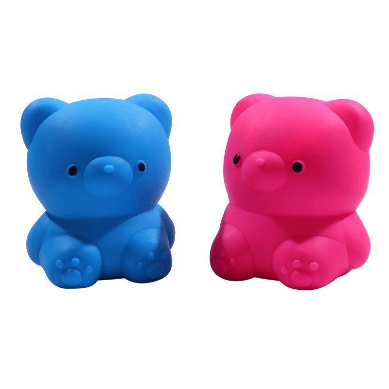 Sitting Bear Squishy Toy, Slow Rising Squeezy Stress Reliever, Bright Color Sensory Fidget